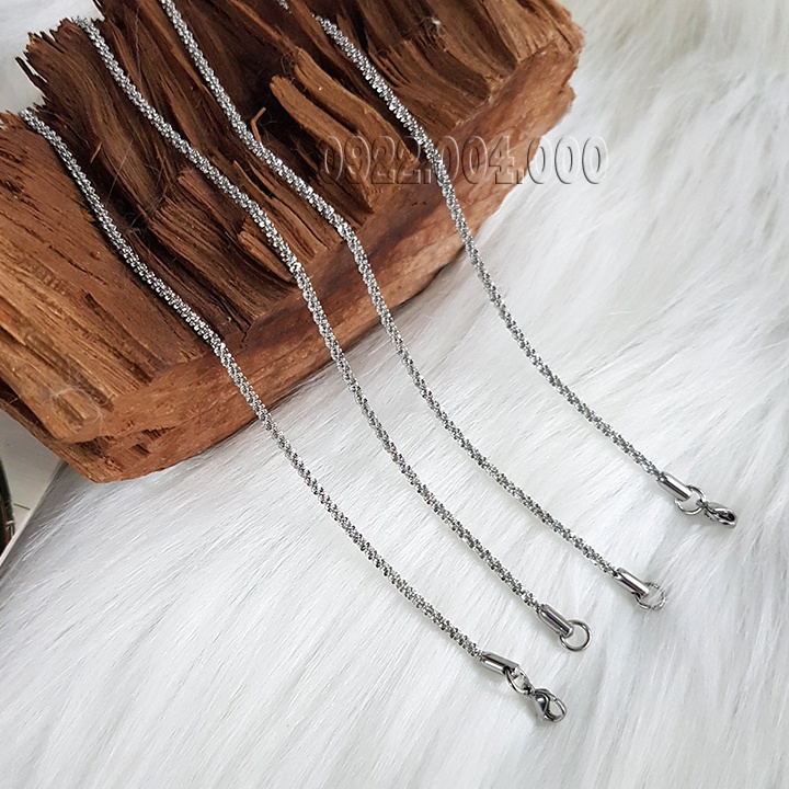 Dây chuyền bảng tròn xoán chíu sáng DZ1776.