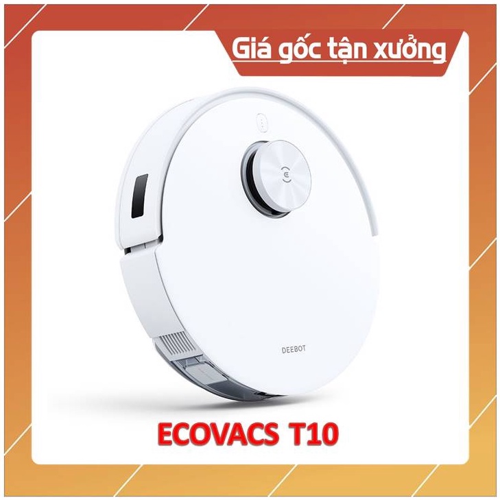 Robot Hút Bụi Lau Nhà Ecovacs Deebot T10 nội địa - Phiên Bản 2022 - Hàng Mới 100% - Hàng Cao Cấp
