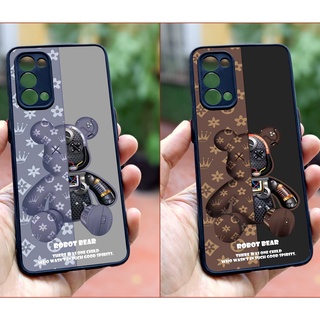 Ốp Lưng Gấu LV, Bảo Vệ Camera OPPO Reno 2F/Reno 2Z/Reno 4/Reno 3/Reno 5