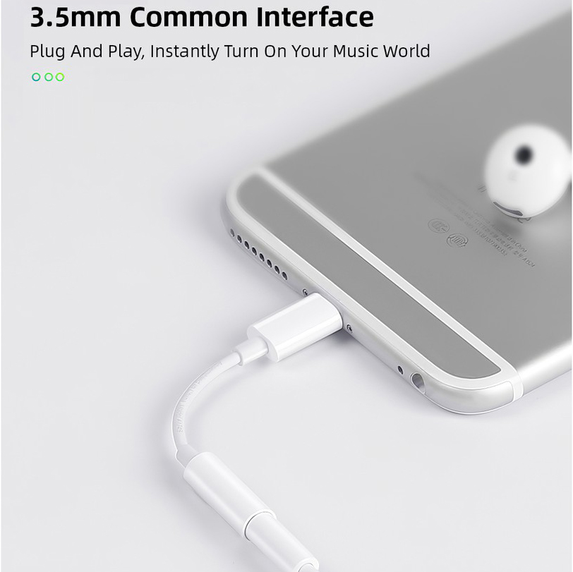 Cáp Chuyển Đổi Cổng Lightning Sang 3.5mm (3.5Mm) Cho Iphone,Ipad)