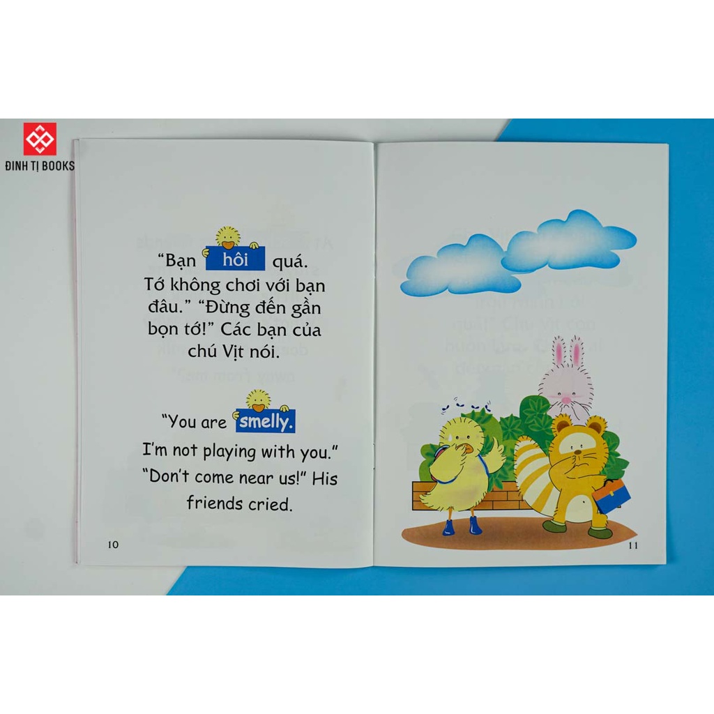 Sách - Truyện tranh song ngữ Việt-Anh cho bé