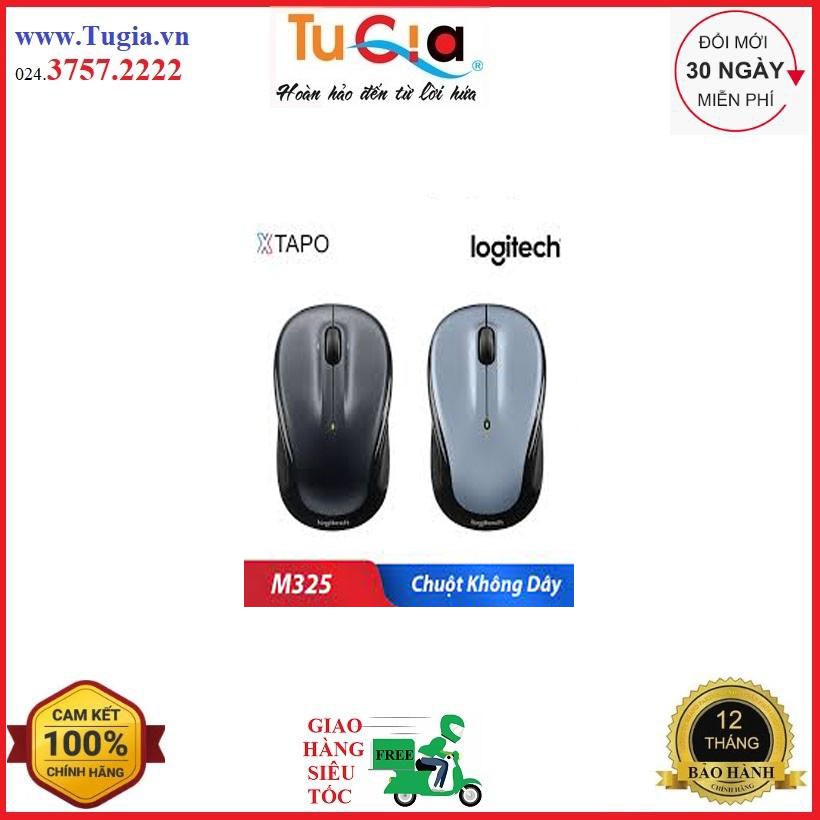 Chuột Không Dây Logitech M325 - Hàng Chính Hãng