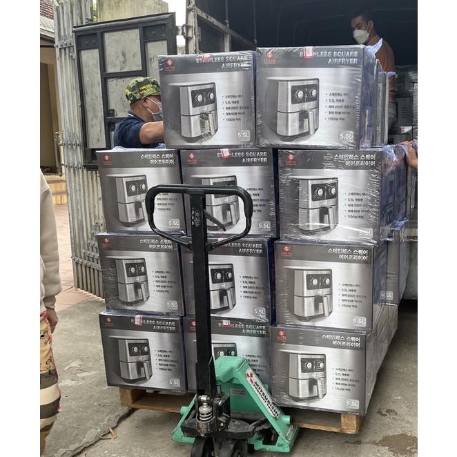 Nồi chiên Lotte,nồi chiên không dầu lotte 5,5l chính hãng bảo hành 12 tháng, Nồi chiên lotte