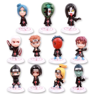 11 mô hình nhân vật Chibi Naruto (Uchiha Itachi, Uchiha Obito, Kazuki, Konan, Deidara, Payne ...)