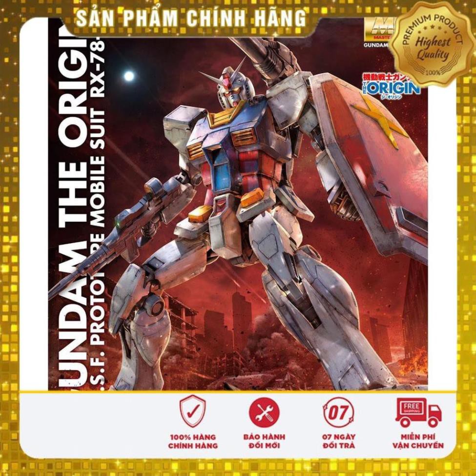 Đồ chơi trẻ em - Mô hình lắp ráp Gundam Bandai Mg Rx-78-2 Origin 1/100 Uc