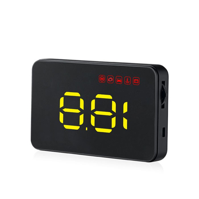 Bộ HUD Cảnh Báo Tốc Độ Ô Tô Màn Hình Hắt Trên Kính Lái Xe Hơi Cắm Nguồn OBD2 A1000 TOO-STORE