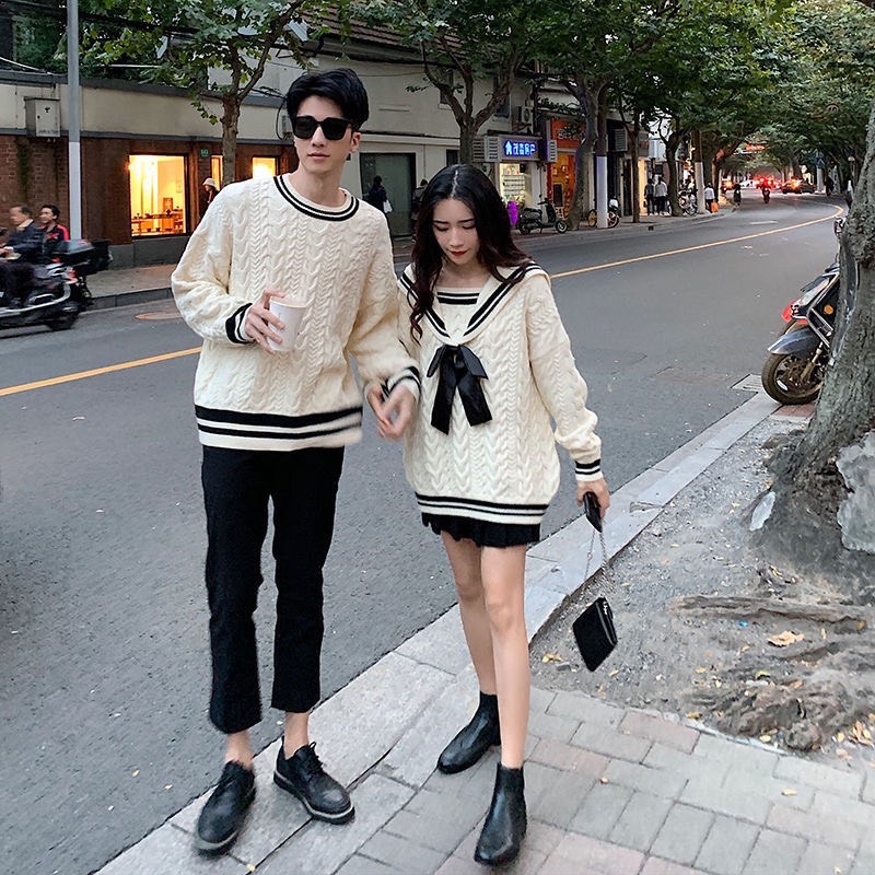 Áo len đôi nam nữ kiểu Hàn Quốc