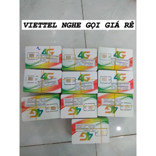 Sim Viettel tomato nghe giá rẻ