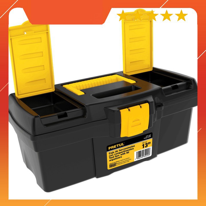 Thùng đồ nghề 13in - (33 x 18 x 13cm)  Pretul - 20602- CHP-13CP