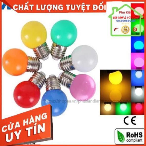 Bóng đèn led trái chanh 1.5w 7màu lựa chọn [ BH 12T ]