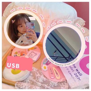 [VIP] Gương Soi Để Bàn Có Đèn Led