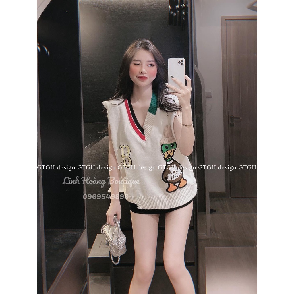 ÁO LEN GILE HÌNH VỊT CHO NỮ