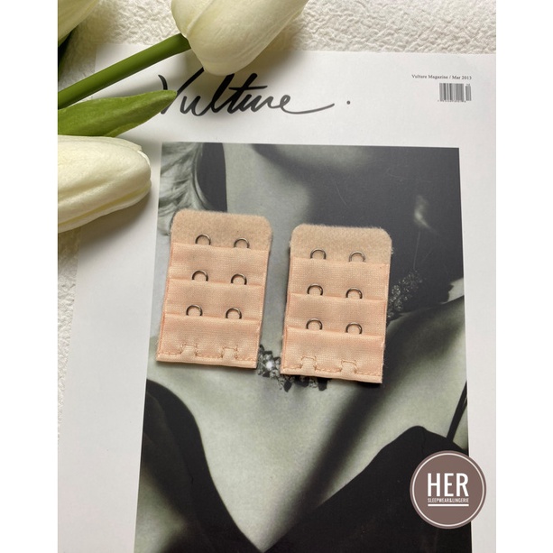 Móc Nối Áo Ngực Tăng Size - Dây Nối Áo Lót Bầu, Áo Lót Sau Sinh 3 Và 4  (tăng 1-&gt;4cm) - Her Sleepwear