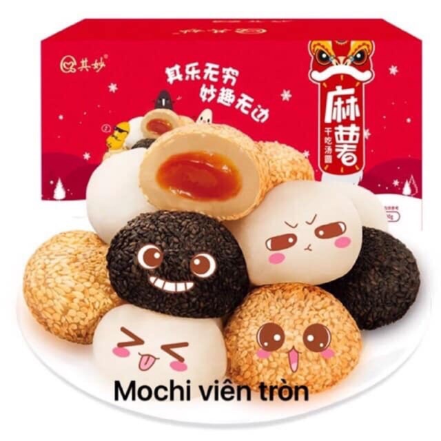 bánh mochi tròn