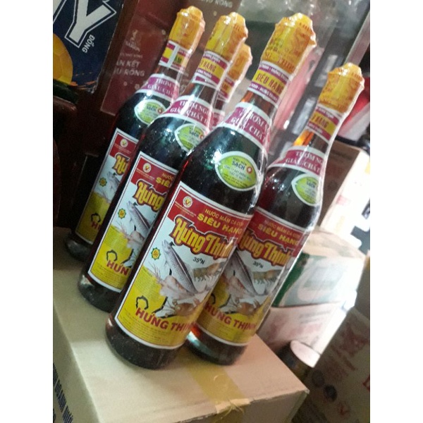 Nước mắm Hưng Thịnh siêu hạng chai 35 độ 620ml (1T CÓ KM)
