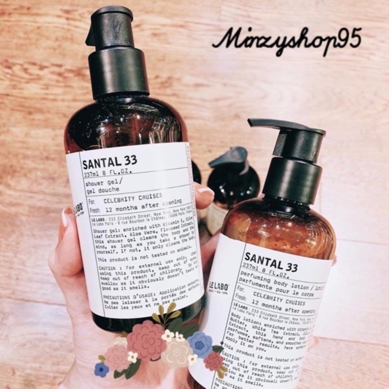 Sữa Tắm Hương Nước Hoa Le Labo Santal 33 237ml
