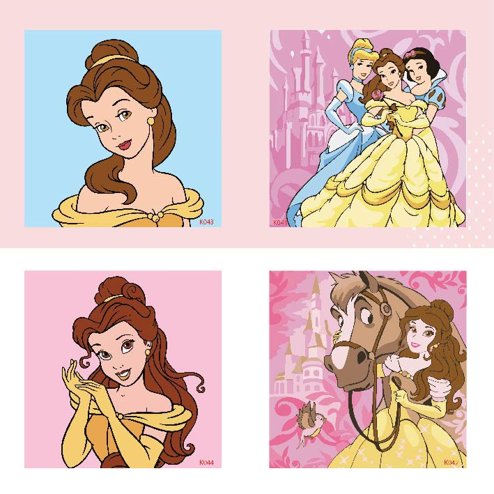 Tranh tô màu cho trẻ em Công chúa Disney