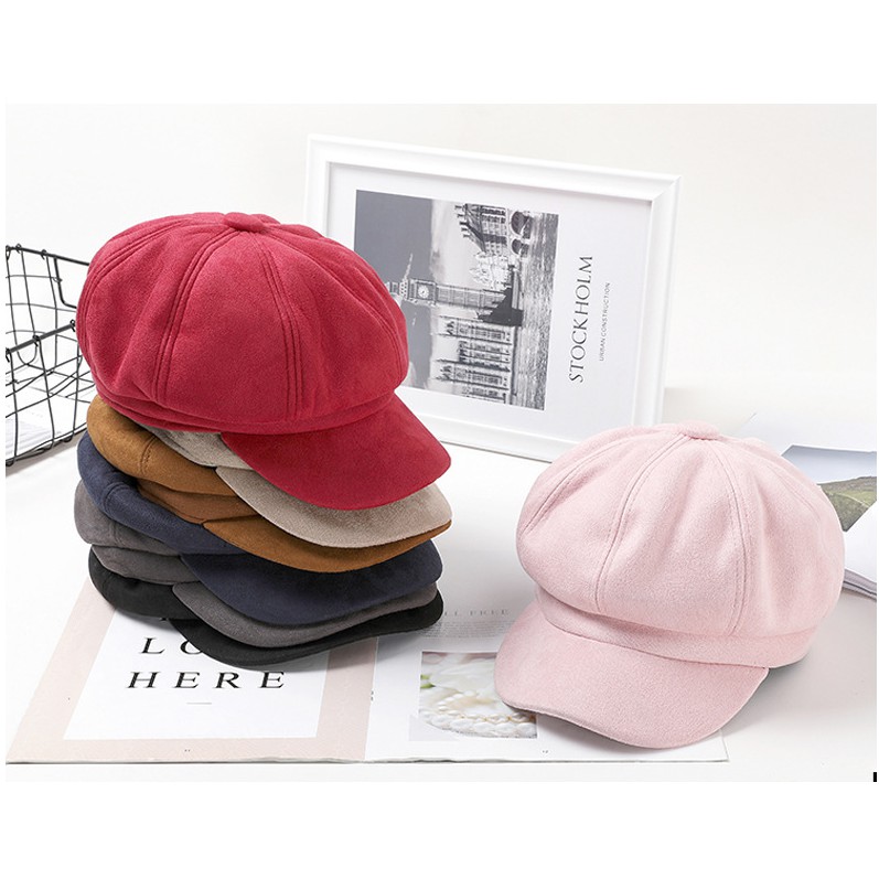 MŨ NỒI BERET LƯỠI TRAI DA LỘN PK 247