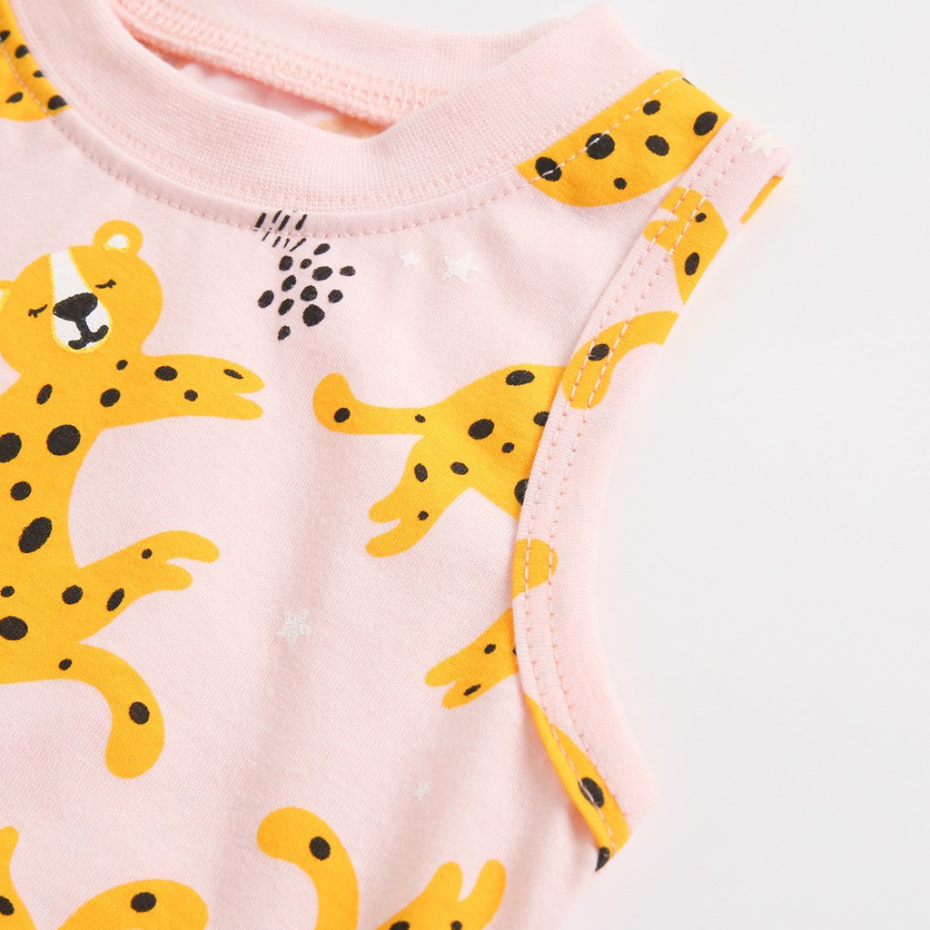 Bộ Áo + Quần Short Sanlutoz Thời Trang Hè In Hoạt Hình Cho Bé