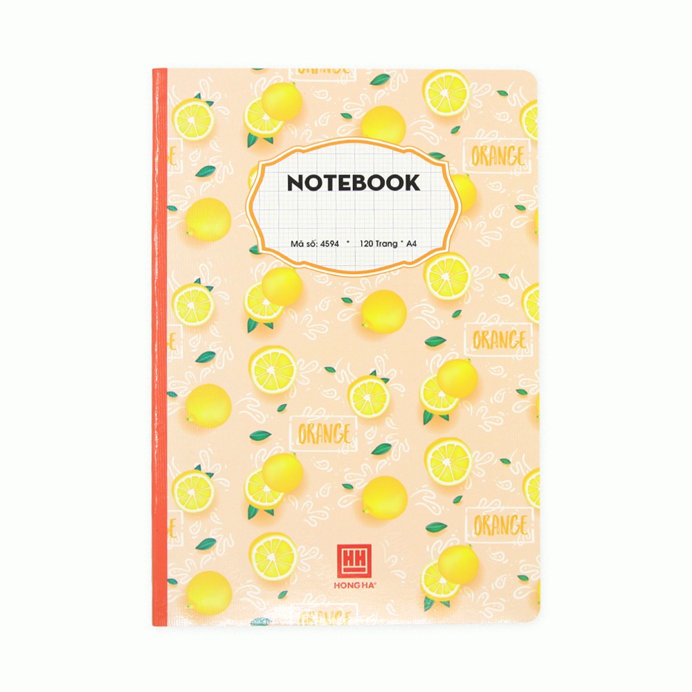 Sổ Notebook 4 ô ly 120 trang A4 Hồng Hà 4594 (2.5x2.5 mm)