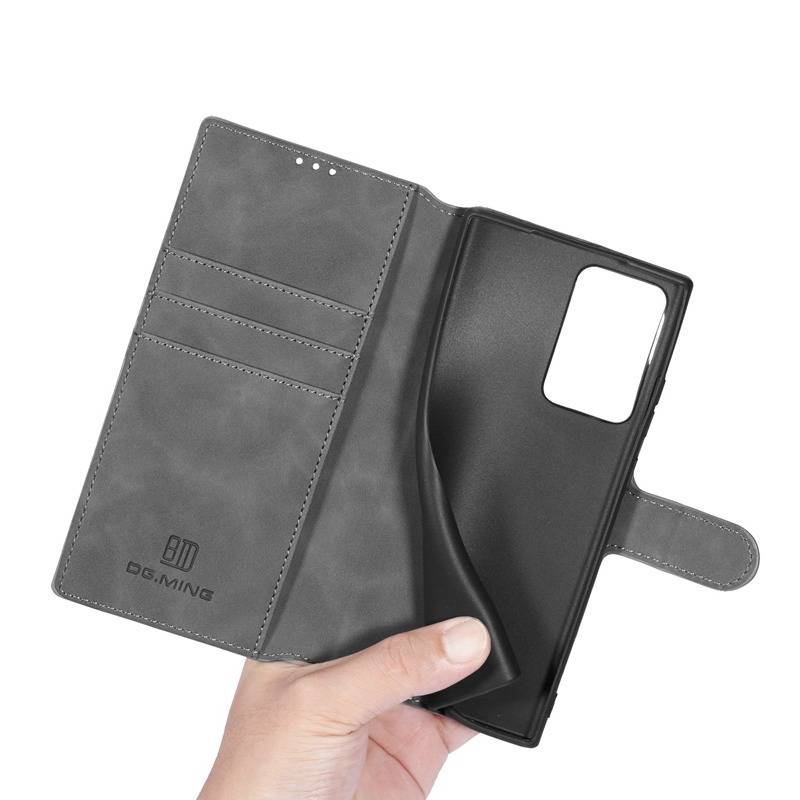 Bao da điện thoại khóa từ tính thiết kế dạng ví cho Samsung Galaxy Note 20 Ultra Note 8 9 10 Plus