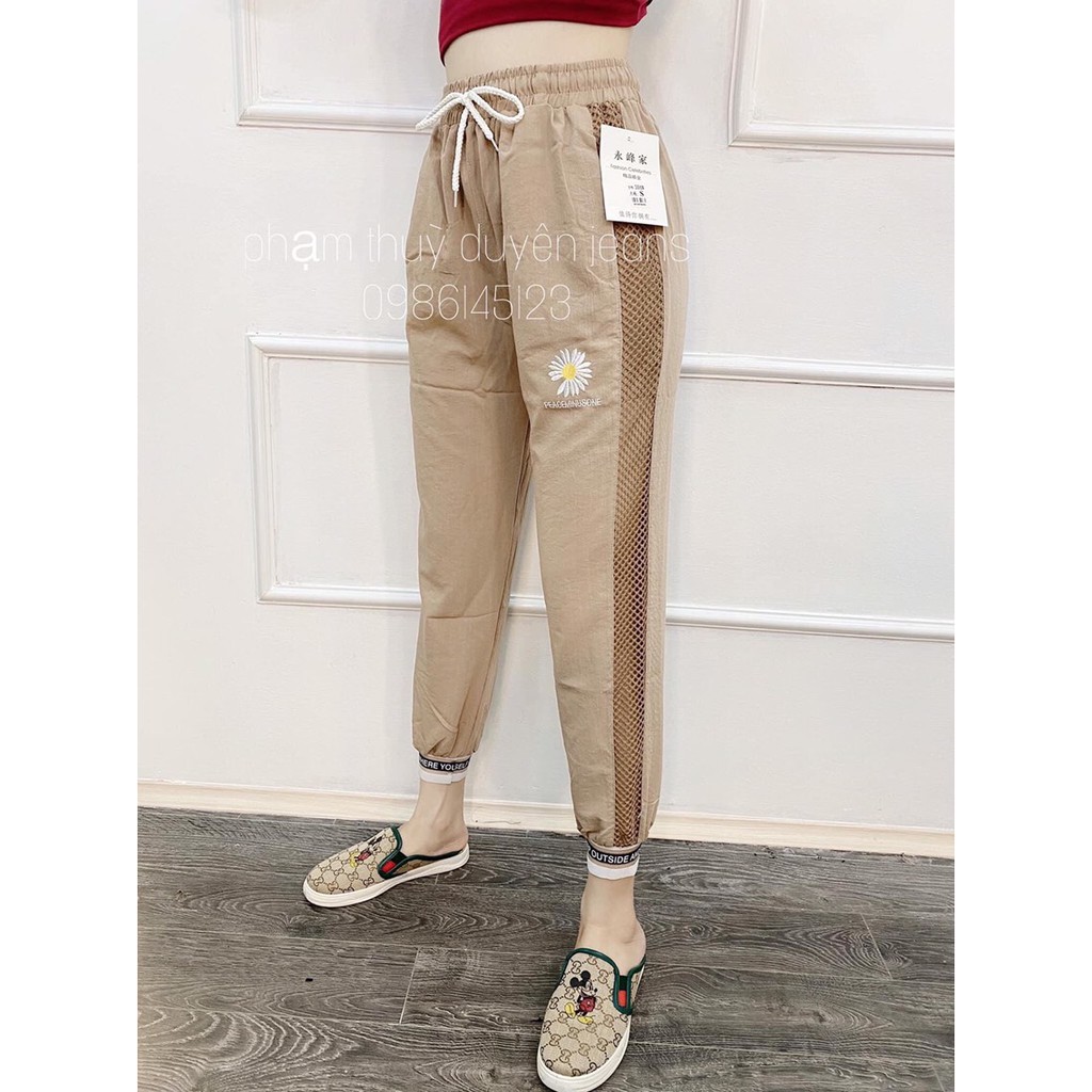 Quàn đũi pha lưới thêu hoa cúc