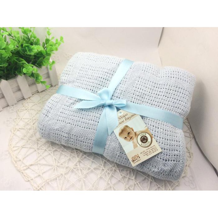 Chăn Lưới Cotton Xuất Nga Cho Bé 1.2 - 1.4 Mét BMBE1078