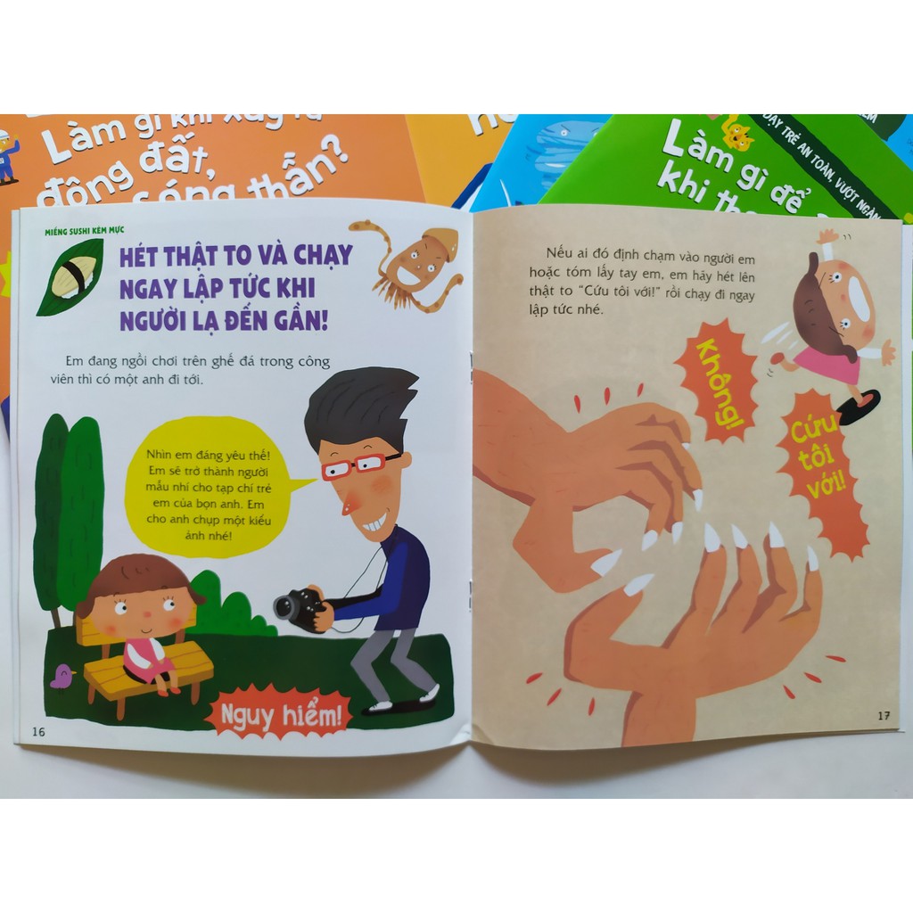 Sách -  Dạy Trẻ An Toàn, Vượt Ngàn Nguy Hiểm - Combo 5 Cuốn | BigBuy360 - bigbuy360.vn