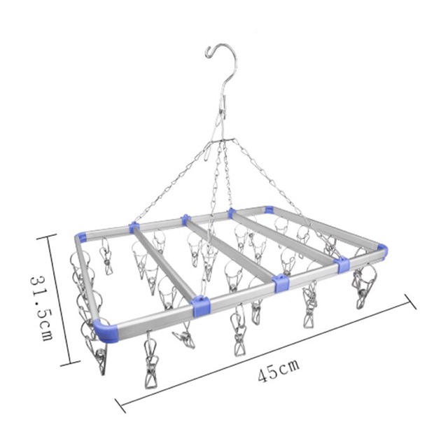 Móc chùm,móc dù treo quần áo 28 kẹp và 24 kẹp