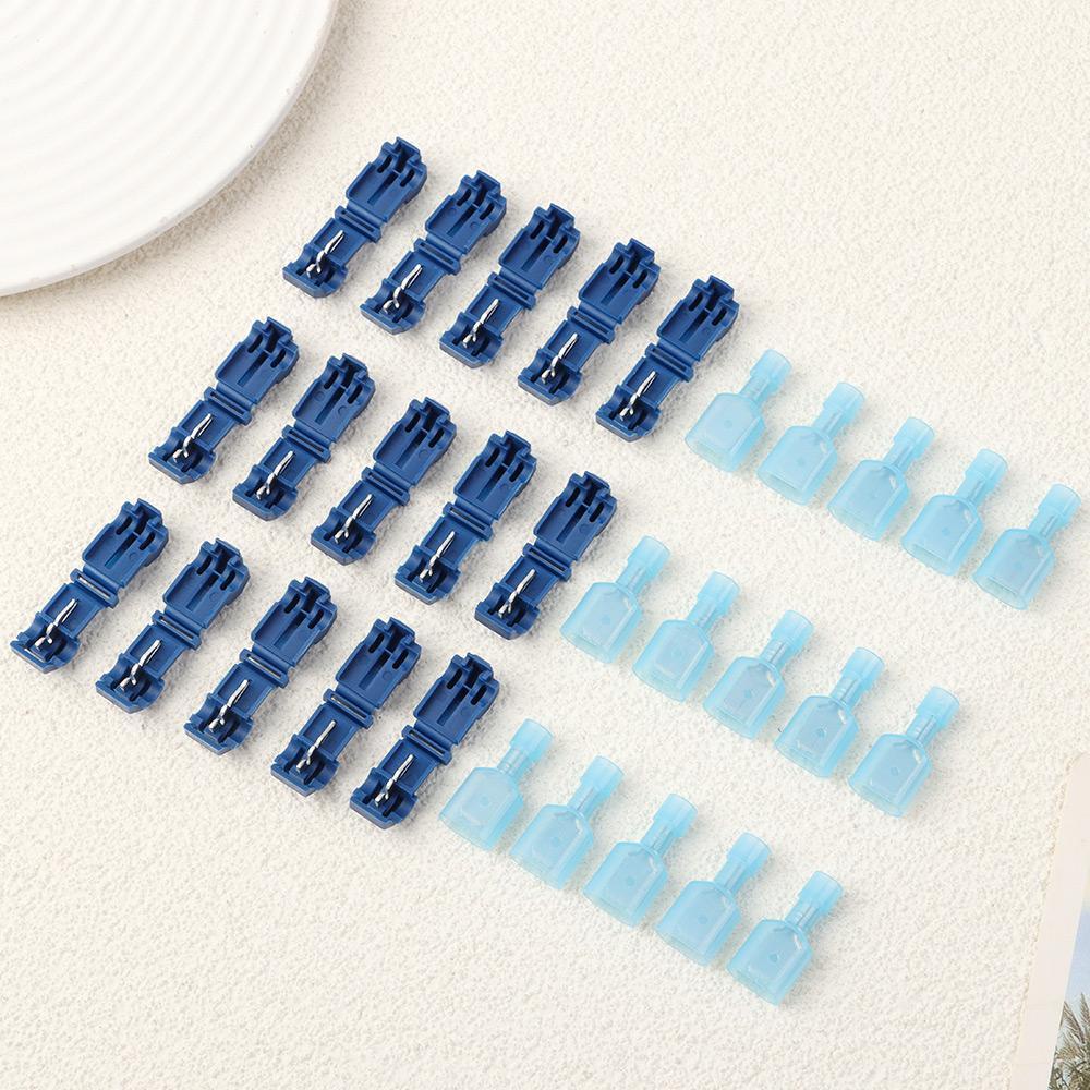 SUYO Set 5 / 15 / 25 Cặp Đầu Nối Dây Điện Cách Nhiệt Hình Chữ T