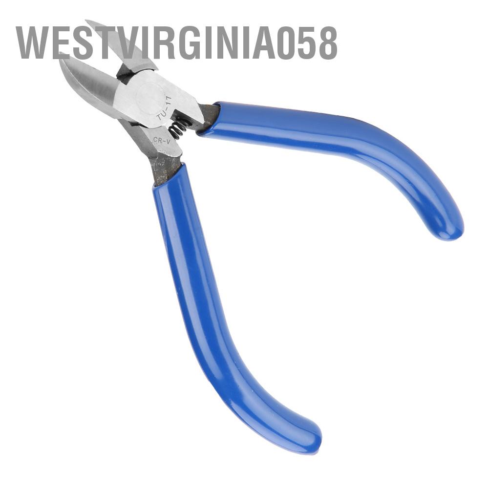 Westvirginia058 5in Electronic Diagonal Pliers Cable Side Cutting Nippers Wire Cutter Tool  TU-17