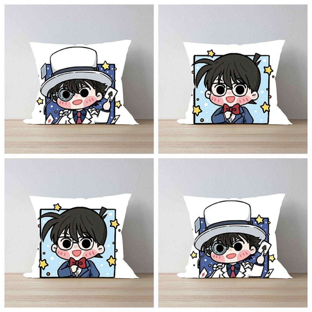 Gối in hình CONAN KAITO KID Thám tử lừng danh chibi anime xinh xắn tiện lợi chất đẹp