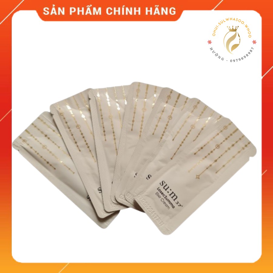 1 Gói 1ml sample kem dưỡng tái sinh Sum37 Losec Summa Elixir Cream cho da sáng mịn săn chắc.ù