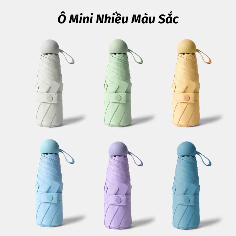 Dù Che Mưa Ô Chống Nắng Tia Cực Tím Gấp Gọn Nhỏ Gọn Tiện Dụng TITAN STORE
