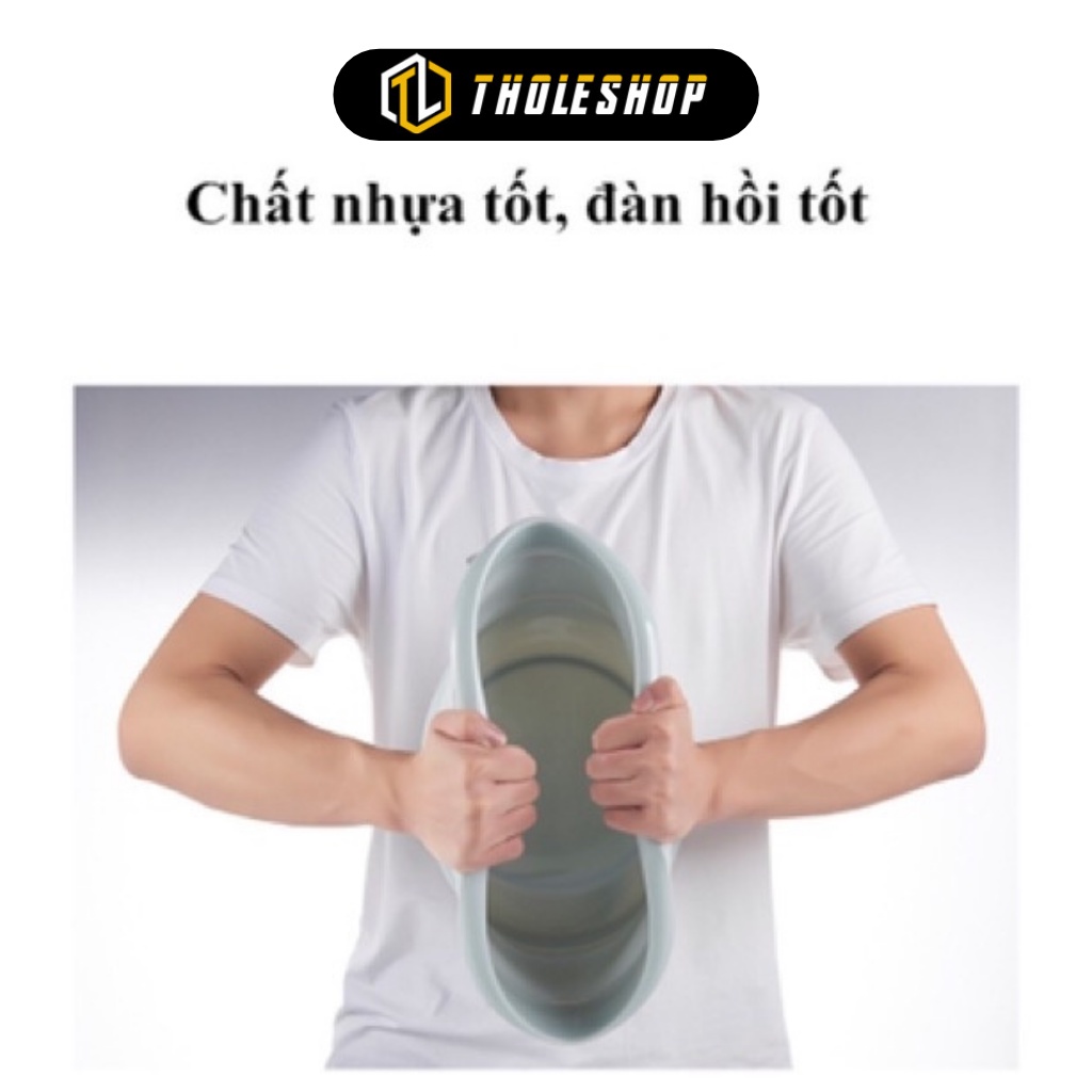 Thau Nhựa - Chậu Xếp Gọn Silicone Loại Trung Đa Năng, Tiết Kiệm Không Gian 7861