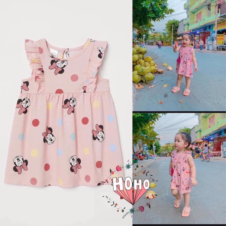 Váy cánh tiên mickey size 1,5-2y - H&M authentic