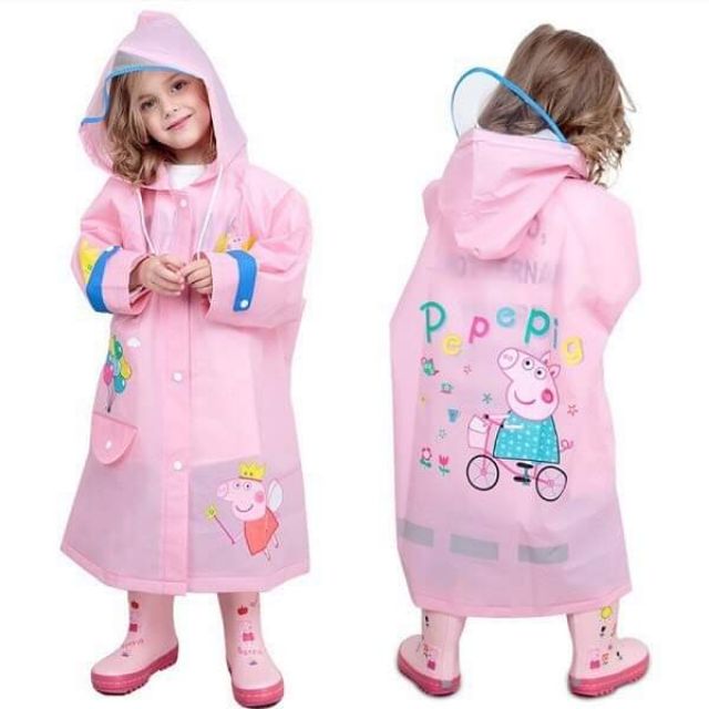 ÁO MƯA TRẺ EM HOẠT HÌNH CAO CẤP PEPPA BIG, Sophia