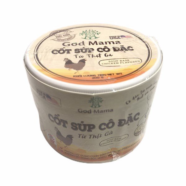 Cốt Súp Cô Đặc God Mama Vị Chay Và Mặn Hộp 200G
