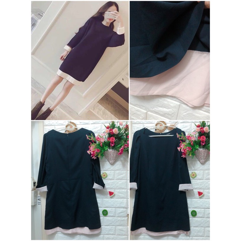 Đầm kiểu tay dài sang chảnh dưới 60 kg