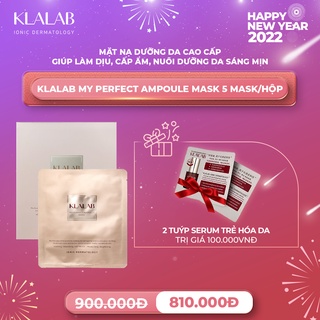 Mặt nạ dưỡng da KLALAB Perfect Ampoule Mask cải thiện & sáng mịn da