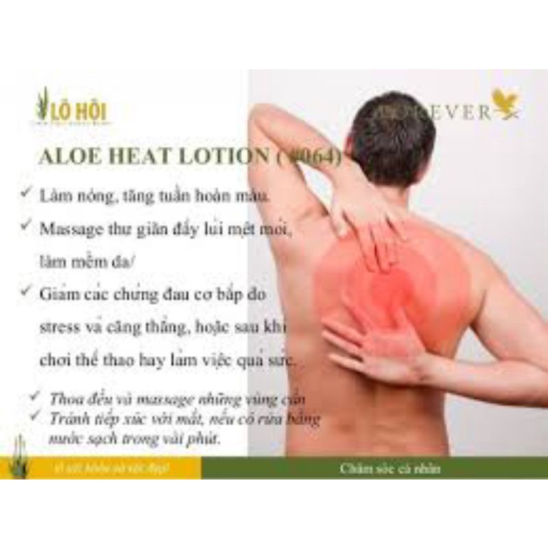 [ RẺ VÔ ĐỊCH] _ KEM MÁT_XA ( dầu nóng) aloe Heat Lotion 064 flp