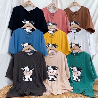 Áo thụng in hình bò sữa 🐄🐄🐄 ngồi bệt đáng yêu