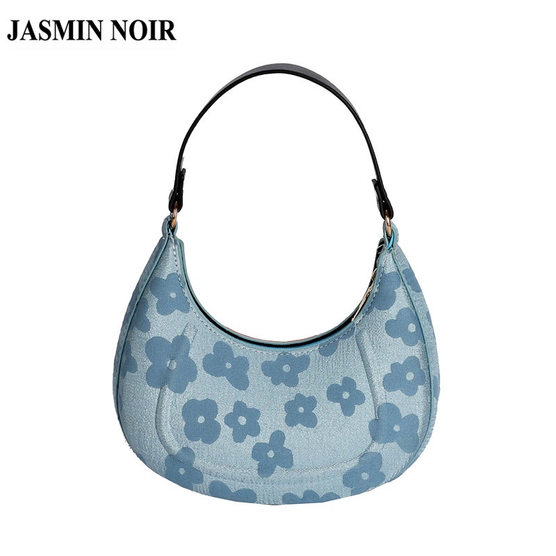 Túi Đeo JASMIN NOIR Chéo In Họa Tiết Hoa Thời Trang Cho Nữ