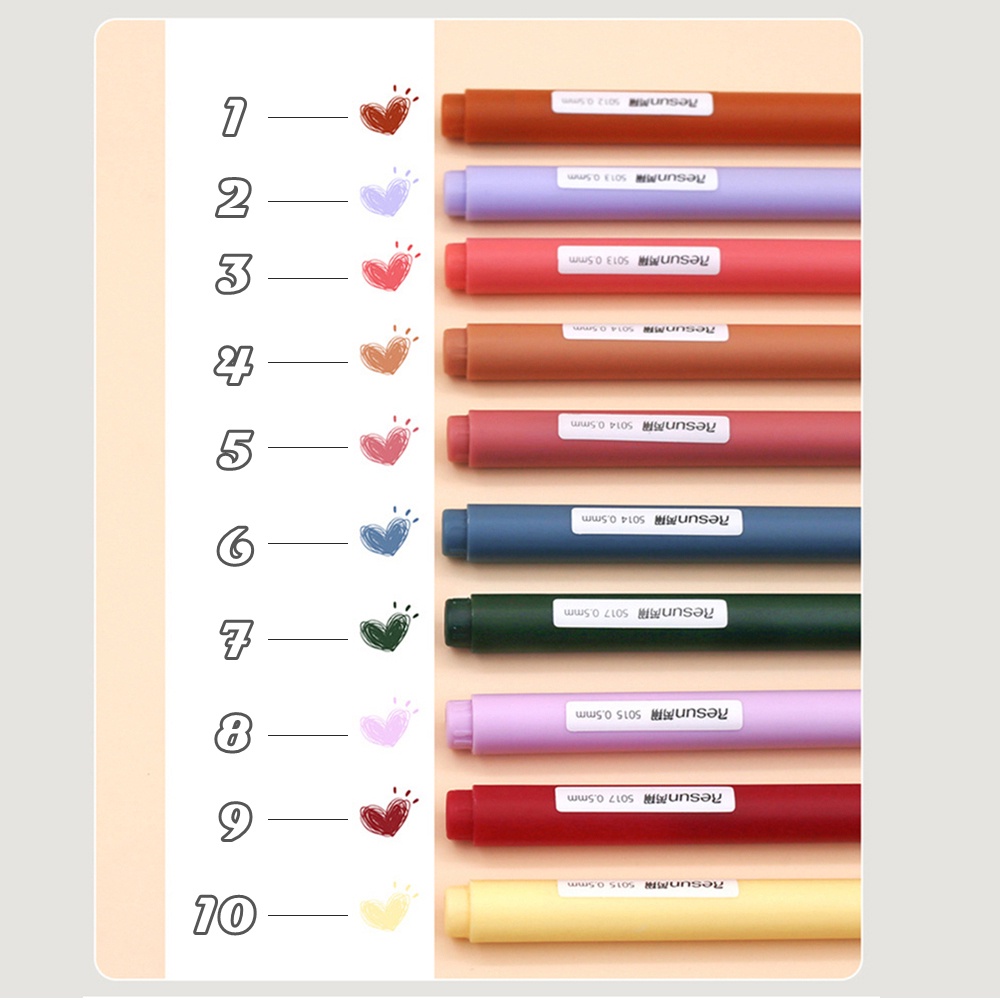 Flowertree 1 Bút Mực Gel Nhiều Màu Sắc