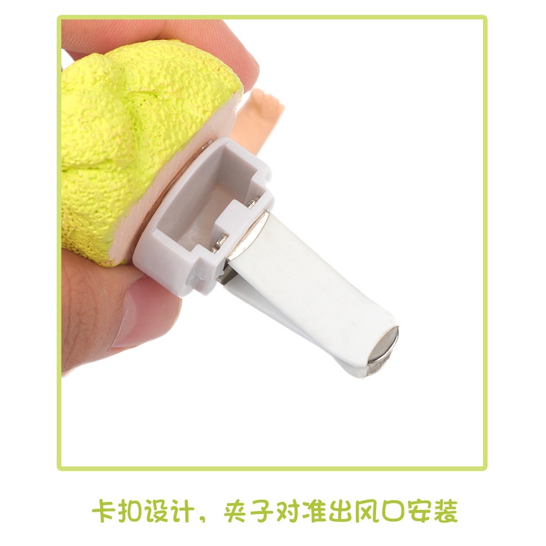 Kẹp Khuếch Tán Nước Hoa Gắn Điều Hòa Xe Hơi Hình Cô Gái Dễ Thương