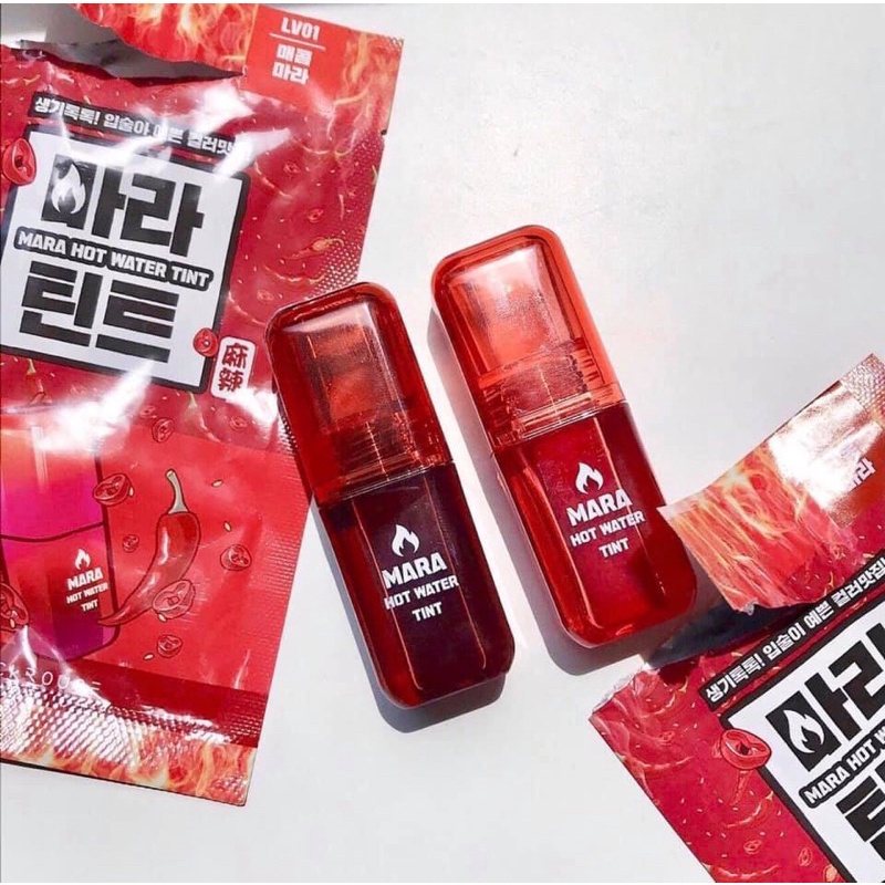Son  Black ROUGE  Mara Hot Water Tint  (SẴN Ạ)