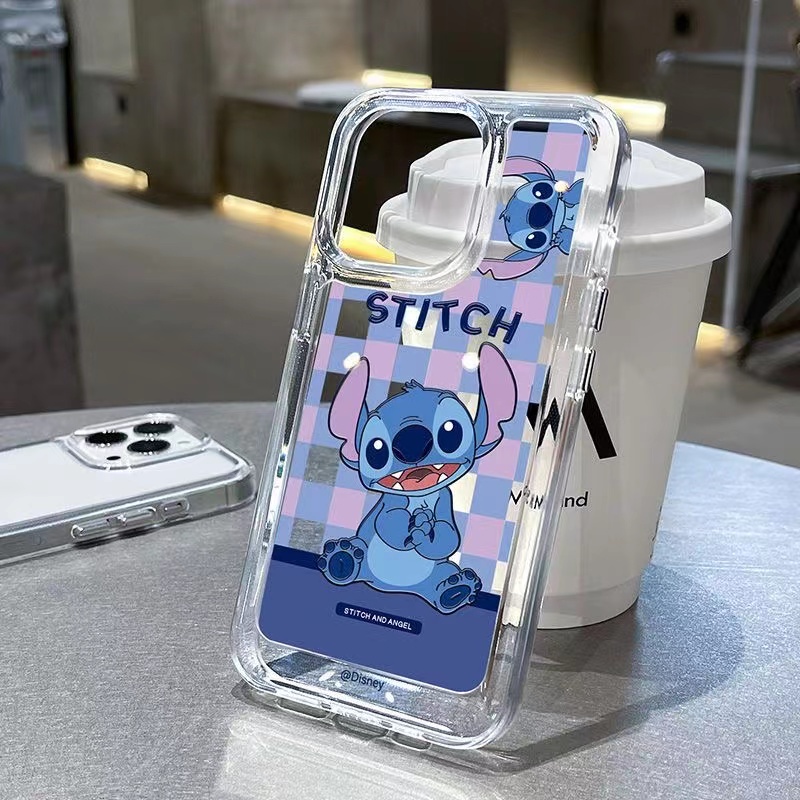 Ốp Điện Thoại Trong Suốt Hình Stitch Cho iphone 11 13 7 8 Plus 12 13Pro Max X XS Max 7 8 SE 2020