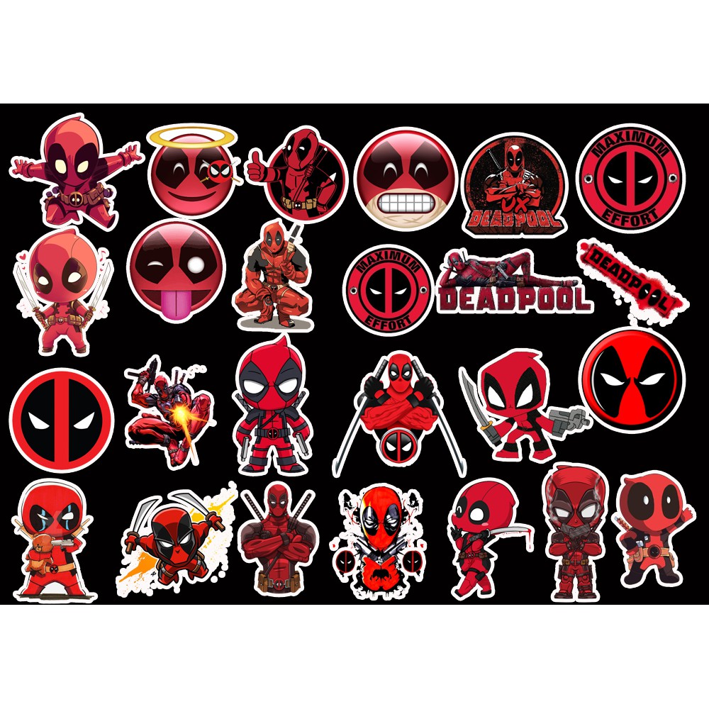 Sticker Deadpool / ảnh dán Deadpool