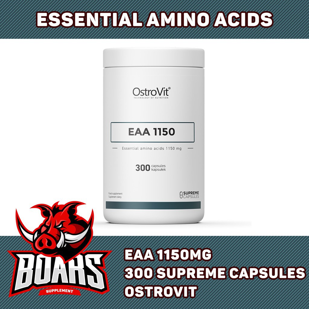 OSTROVIT EAA 1150MG - HỖ TRỢ PHÁT TRIỂN CƠ, BỔ SUNG AMINO THIẾT YÊU DẠNG VIÊN TIỆN DỤNG (300 VIÊN)