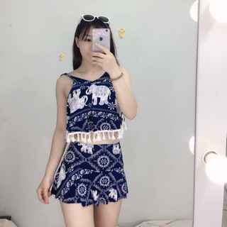 Bikini thổ cẩm hàng QC siêu đẹp 😍